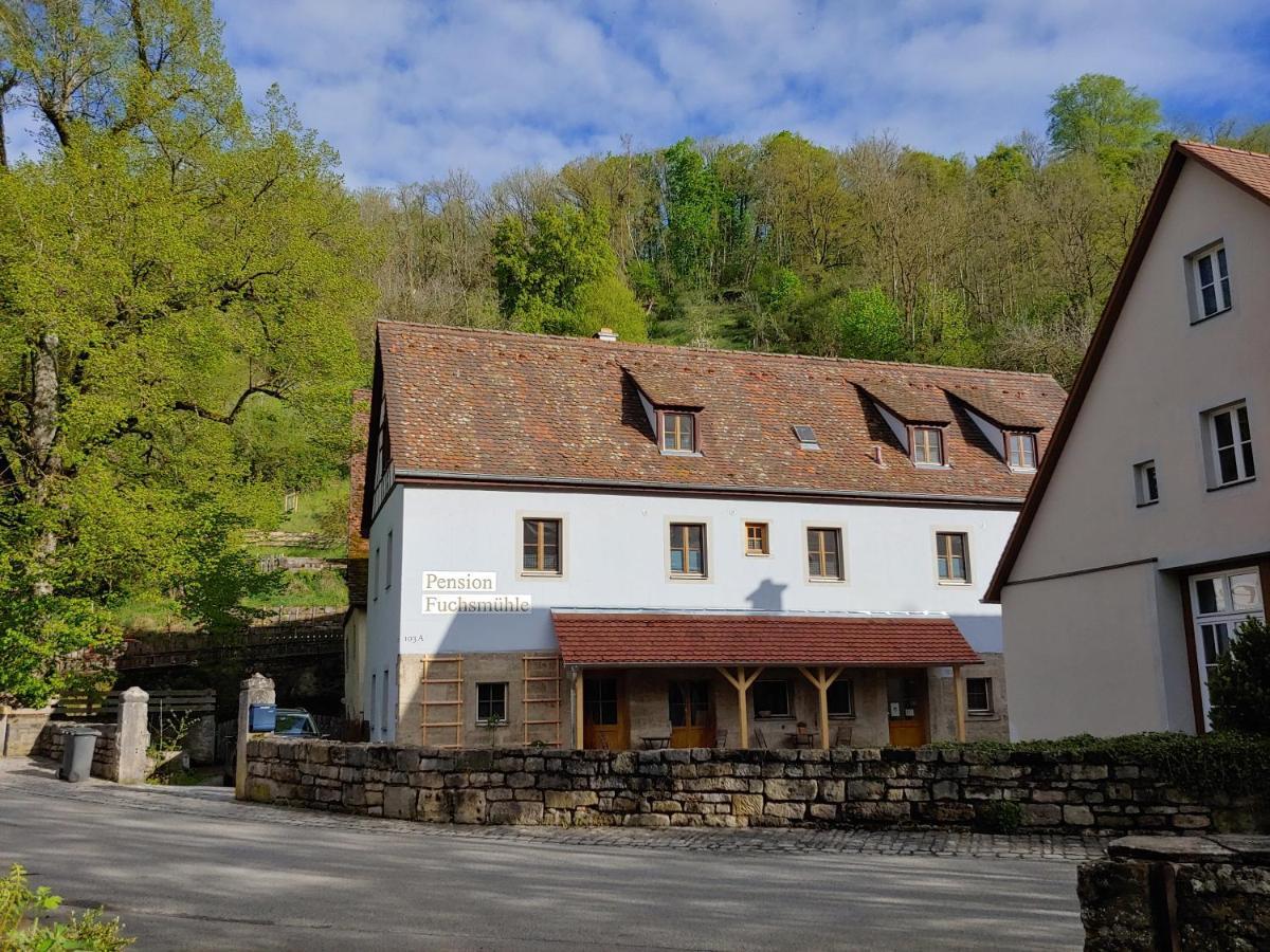 Pension Fuchsmuehle Rothenburg ob der Tauber Exterior foto